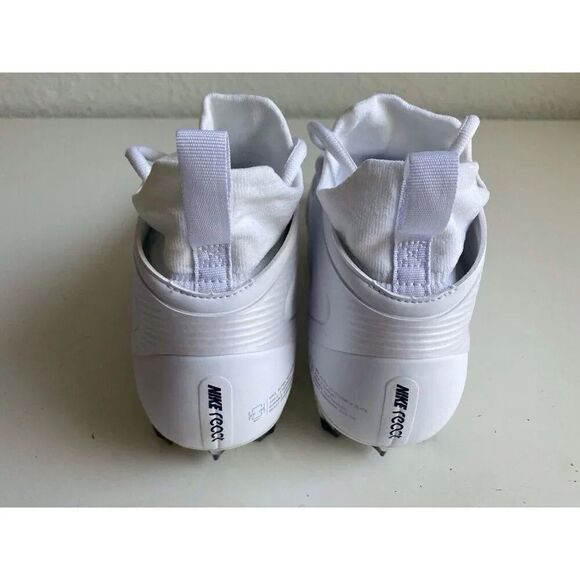 Men’s Sz 12.5 Nike Alpha Huarache 8 Elite White Lacrosse Cleats CW4447-101 - Picture 6 of 12